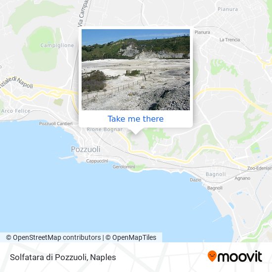 Solfatara di Pozzuoli map