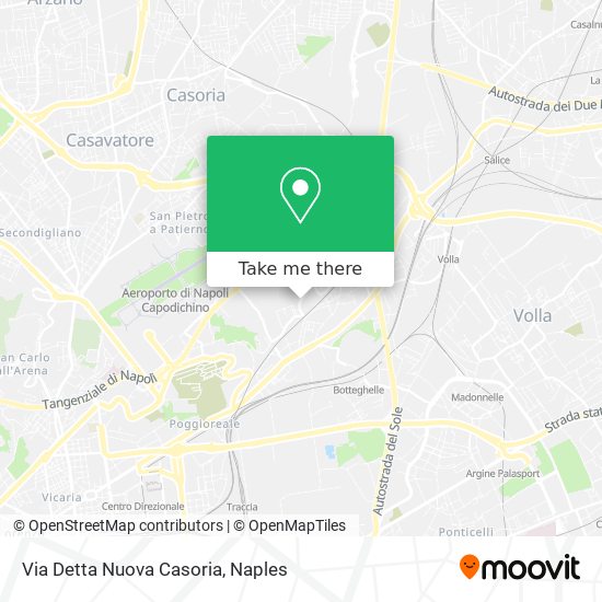 Via Detta Nuova Casoria map