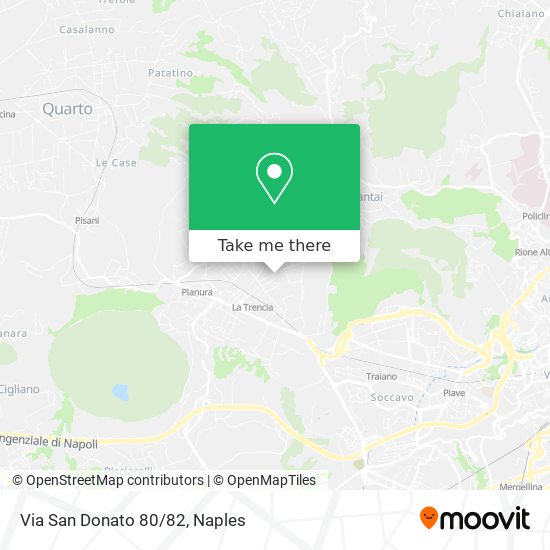 Via San Donato 80/82 map