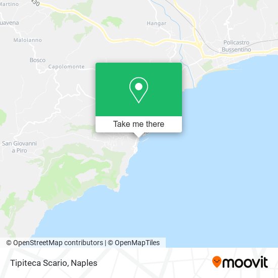 Tipiteca Scario map