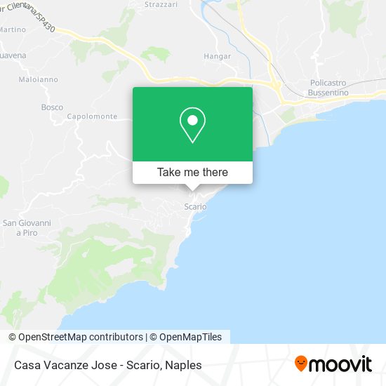 Casa Vacanze Jose - Scario map