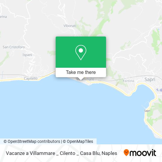 Vacanze a Villammare _ Cilento _ Casa Blu map