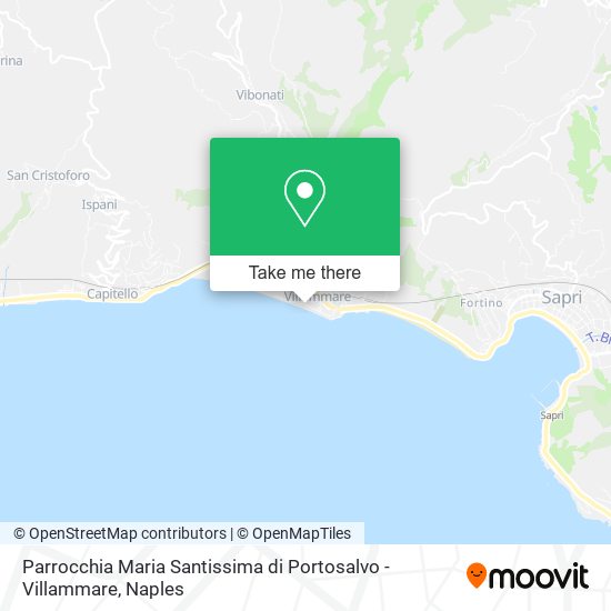 Parrocchia Maria Santissima di Portosalvo - Villammare map