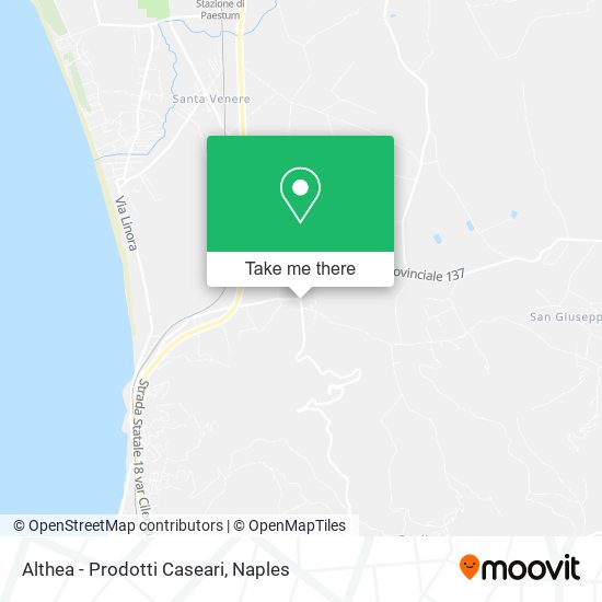 Althea - Prodotti Caseari map
