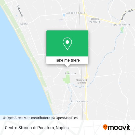 Centro Storico di Paestum map