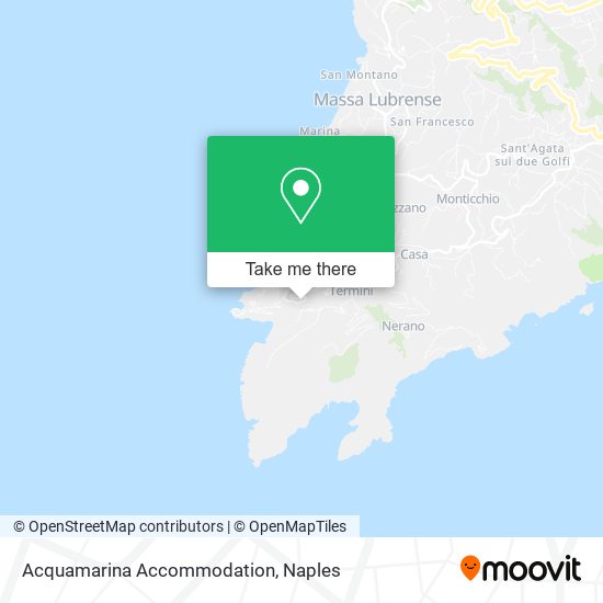 Acquamarina Accommodation map