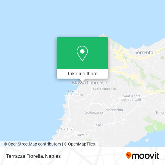 Terrazza Fiorella map