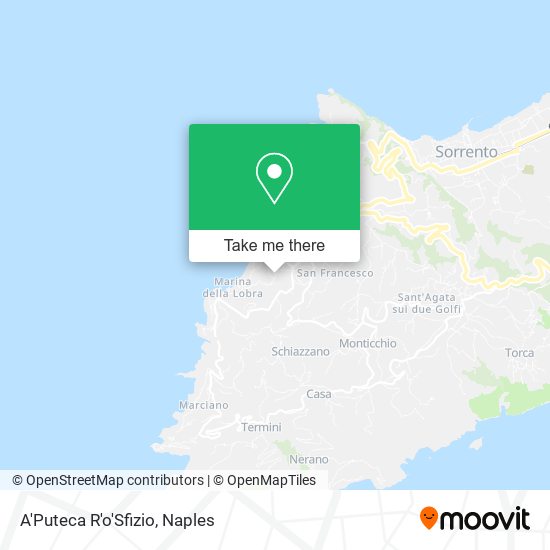 A'Puteca R'o'Sfizio map