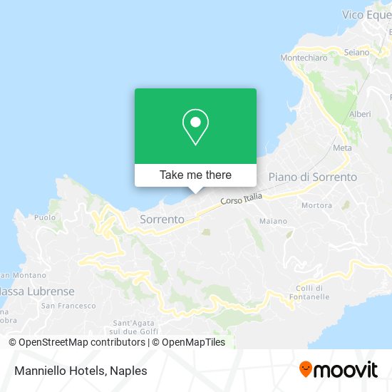 Manniello Hotels map
