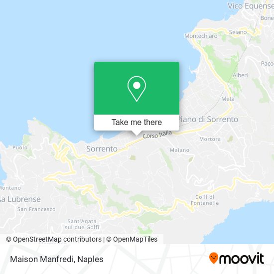 Maison Manfredi map