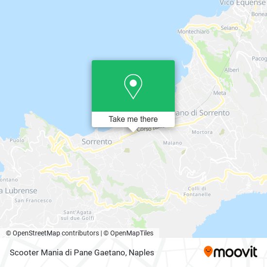 Scooter Mania di Pane Gaetano map