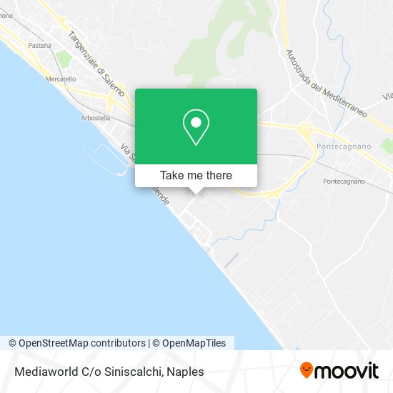 Mediaworld C/o Siniscalchi map