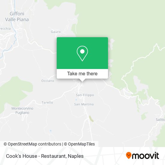 Cook's House - Restaurant map