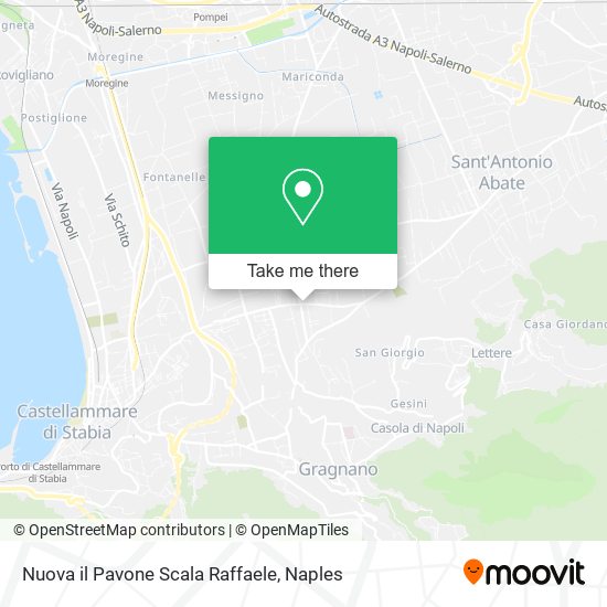 Nuova il Pavone Scala Raffaele map