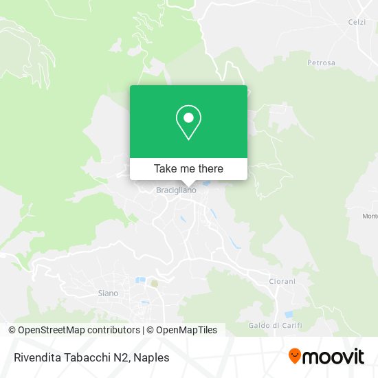 Rivendita Tabacchi N2 map