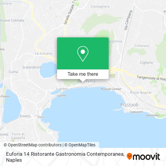 Euforia 14 Ristorante Gastronomia Contemporanea map