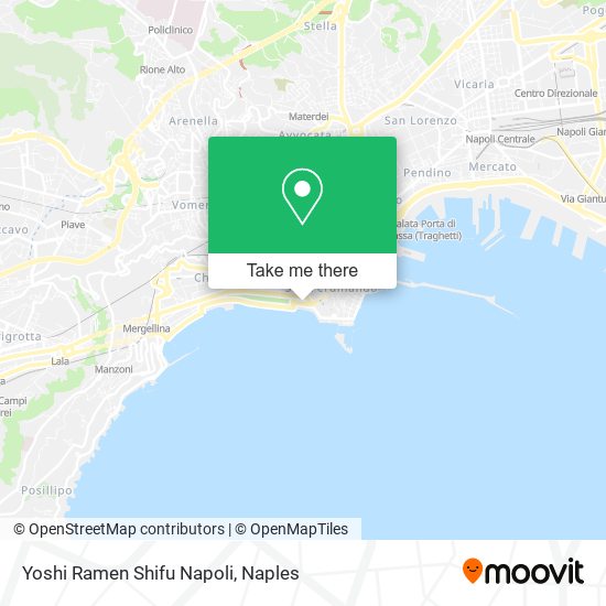 Yoshi Ramen Shifu Napoli map