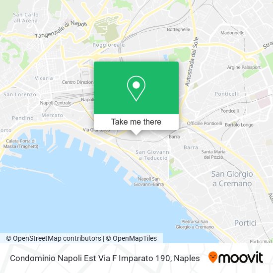 Condominio Napoli Est Via F Imparato 190 map