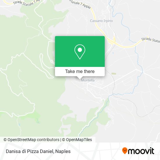 Danisa di Pizza Daniel map