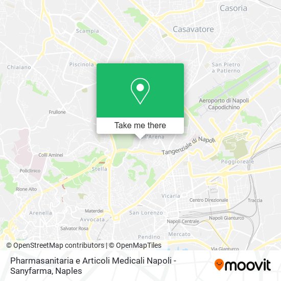 Pharmasanitaria e Articoli Medicali Napoli - Sanyfarma map