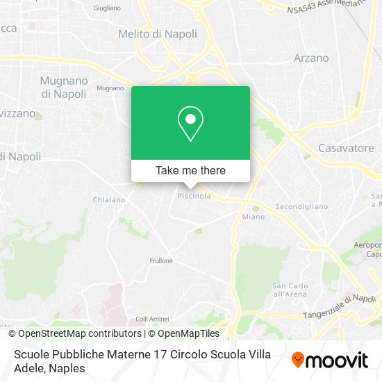 Scuole Pubbliche Materne 17 Circolo Scuola Villa Adele map
