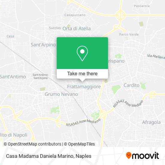 Casa Madama Daniela Marino map