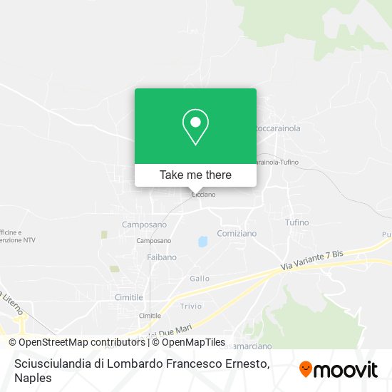 Sciusciulandia di Lombardo Francesco Ernesto map