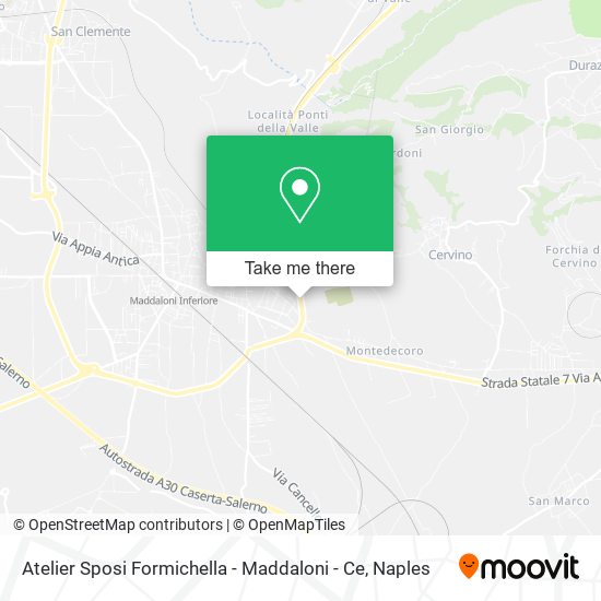 Atelier Sposi Formichella - Maddaloni - Ce map