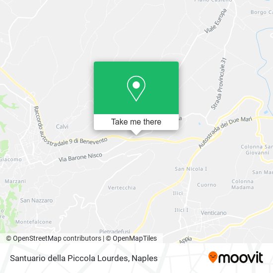 Santuario della Piccola Lourdes map