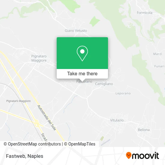 Fastweb map