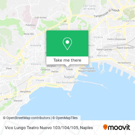 Vico Lungo Teatro Nuovo 103 / 104 / 105 map