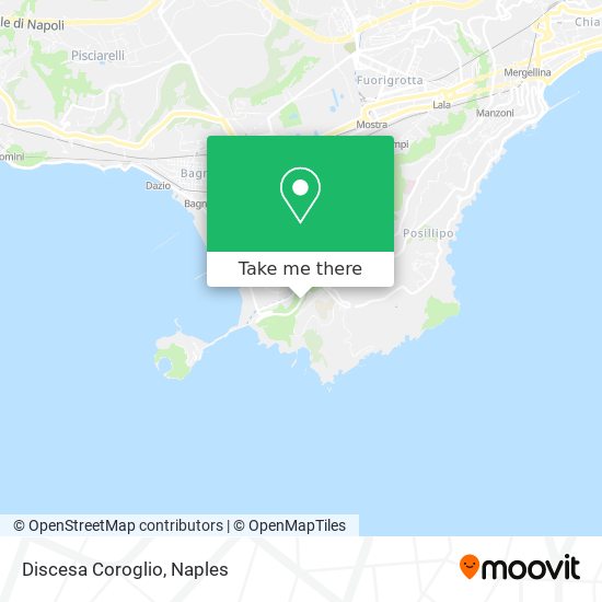 Discesa Coroglio map