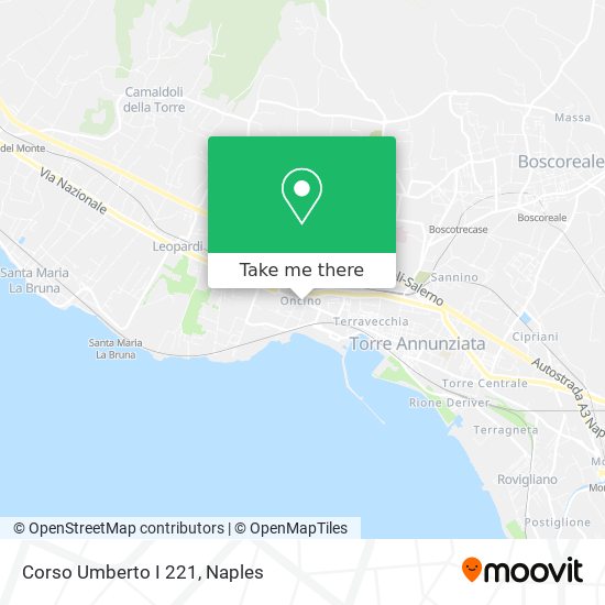 Corso Umberto I 221 map