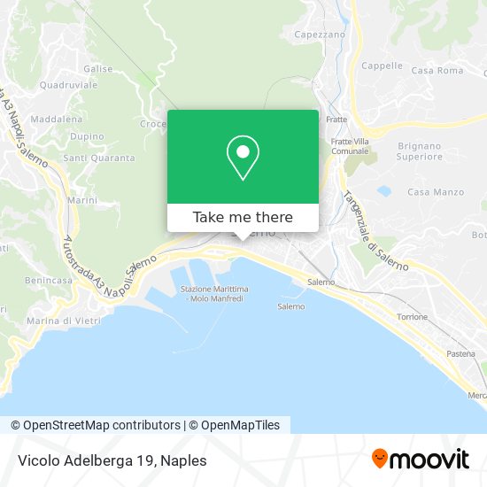 Vicolo Adelberga 19 map