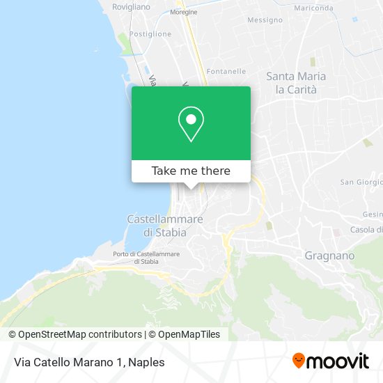 Via Catello Marano 1 map
