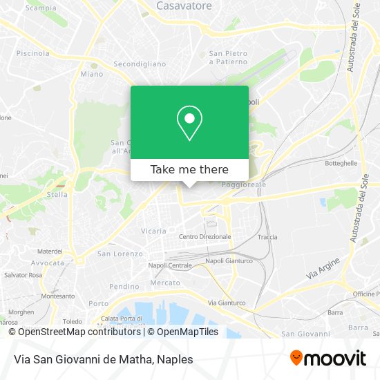 Via San Giovanni de Matha map