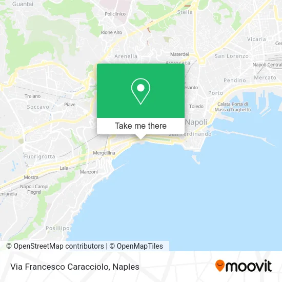 Via Francesco Caracciolo map