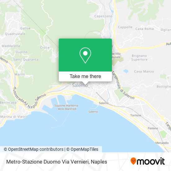 Metro-Stazione Duomo Via Vernieri map