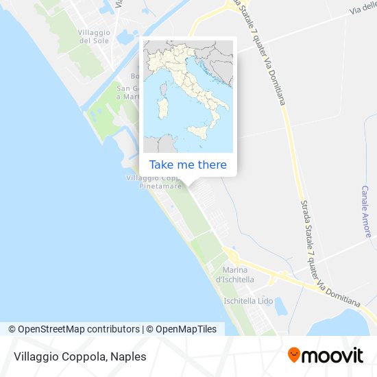 Villaggio Coppola map