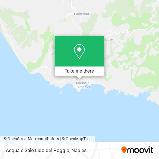 Acqua e Sale Lido del Poggio map