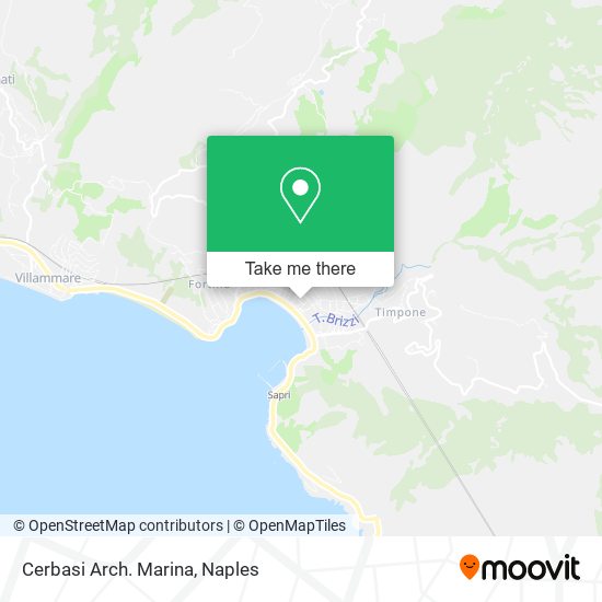 Cerbasi Arch. Marina map