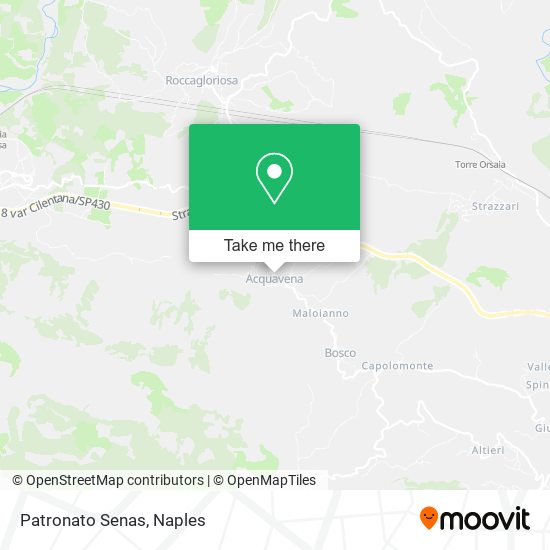 Patronato Senas map