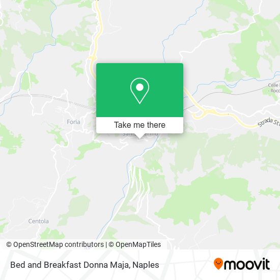 Bed and Breakfast Donna Maja map