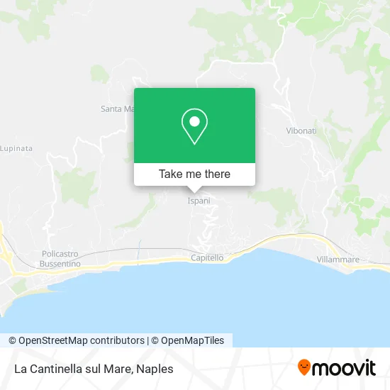La Cantinella sul Mare map