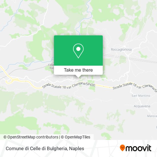 Comune di Celle di Bulgheria map