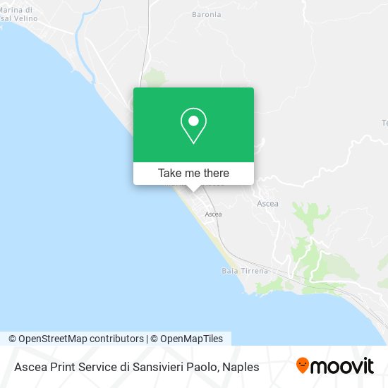 Ascea Print Service di Sansivieri Paolo map