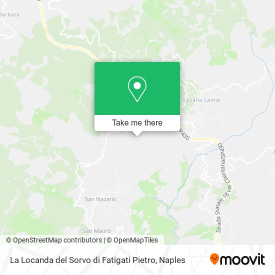 La Locanda del Sorvo di Fatigati Pietro map