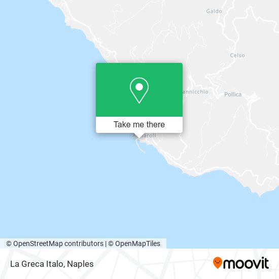 La Greca Italo map