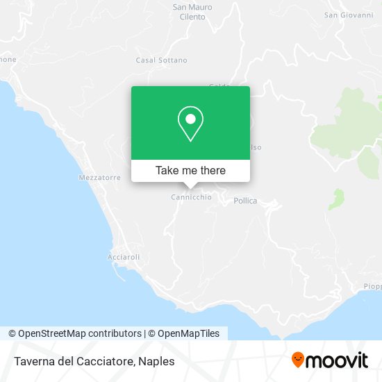 Taverna del Cacciatore map