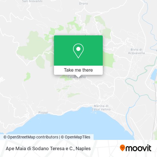 Ape Maia di Sodano Teresa e C. map